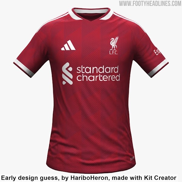 九游娱乐平台-利物浦26-27赛季主场球衣谍照：采用深红色调+白色细节装饰
